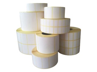Thermal stickers in a roll, 90x60 mm, TermoTop, 1000 pcs