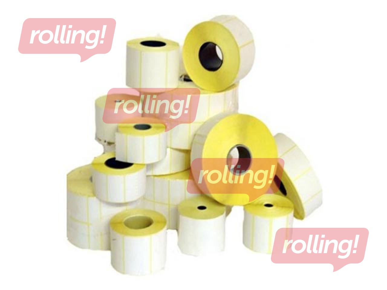 Thermal stickers in a roll, 100x72 mm, TermoEko, 1000 pcs