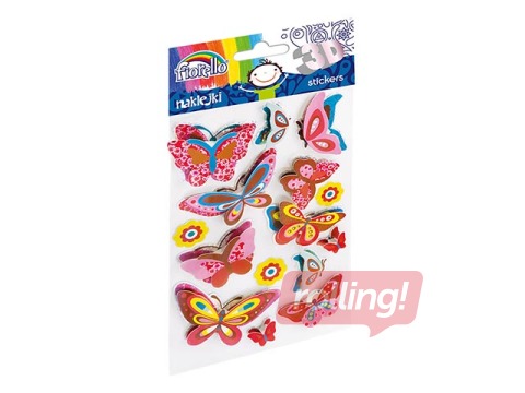Decor 3D stickers Fiorello, butterflies