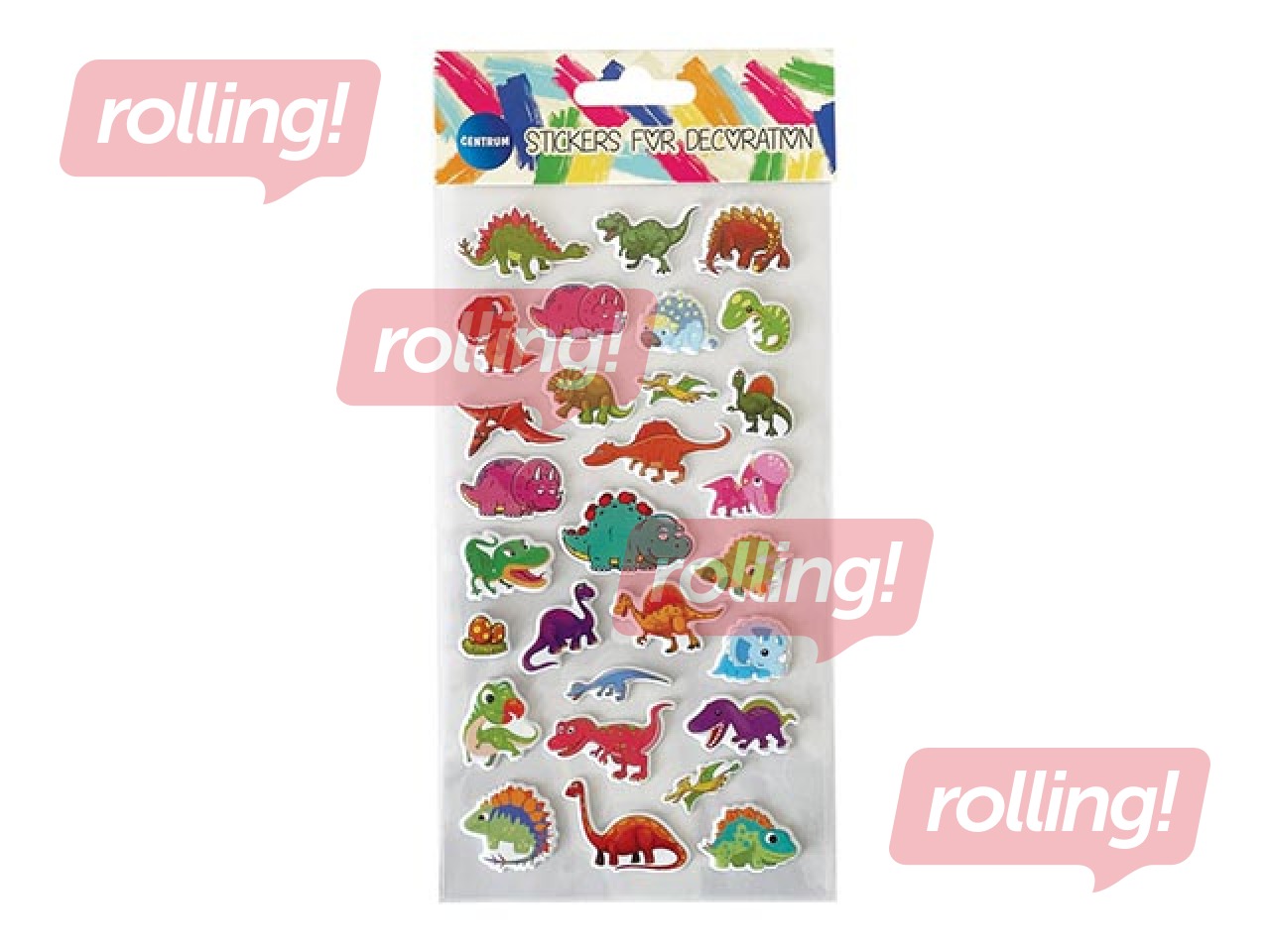 Наклейки Centrum Puffy Animals, 1 лист