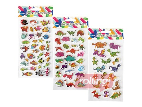 Stickers Centrum Puffy Animals, 1 sheet