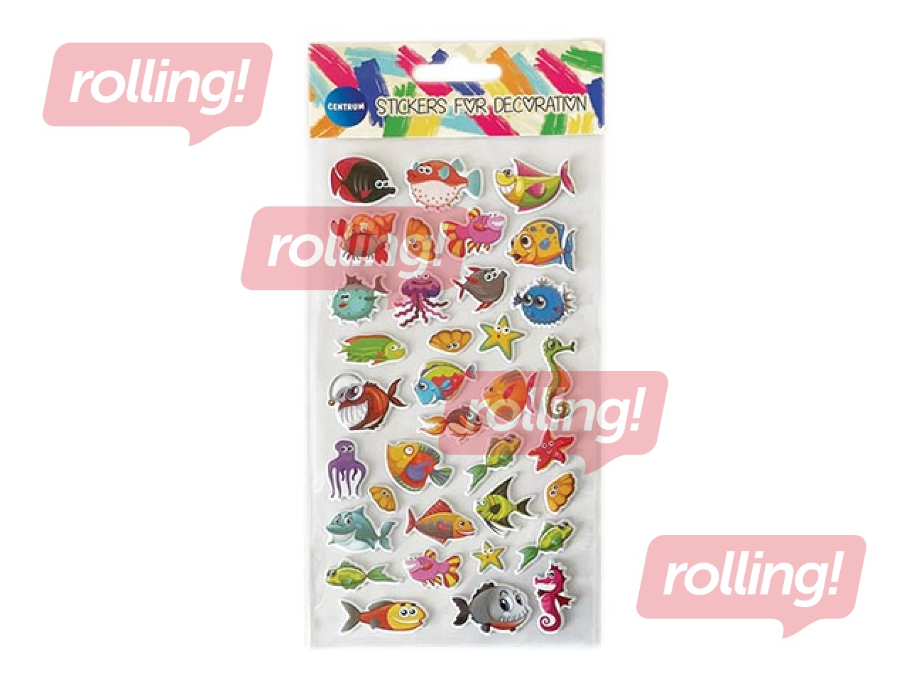 Stickers Centrum Puffy Animals, 1 sheet