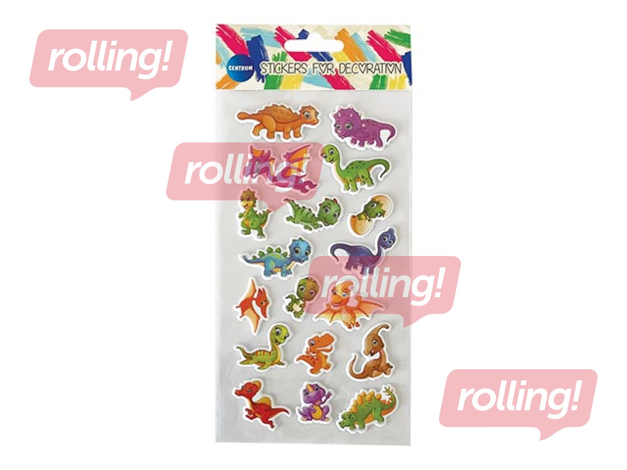Stickers Centrum Puffy Animals, 1 sheet