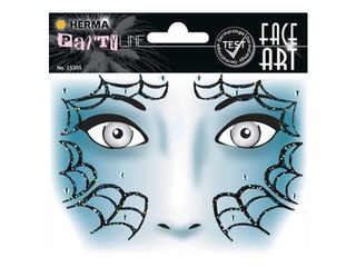Face Art Stickers Spider
