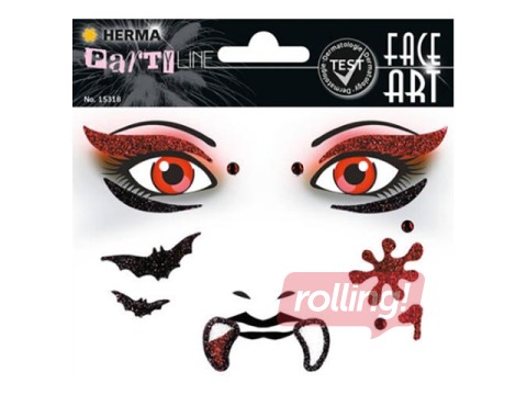 PROMO Face Art kleebised Vampiir