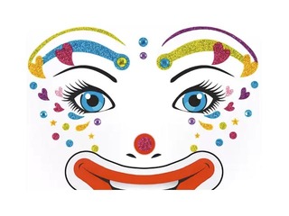Face Art Stickers Clown Lotta