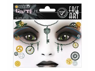 Face Art Stickers Steampunk Amelia