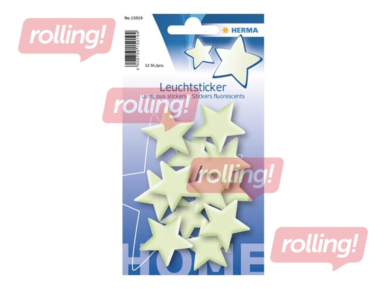 Stickers mini Stars glow in the dark