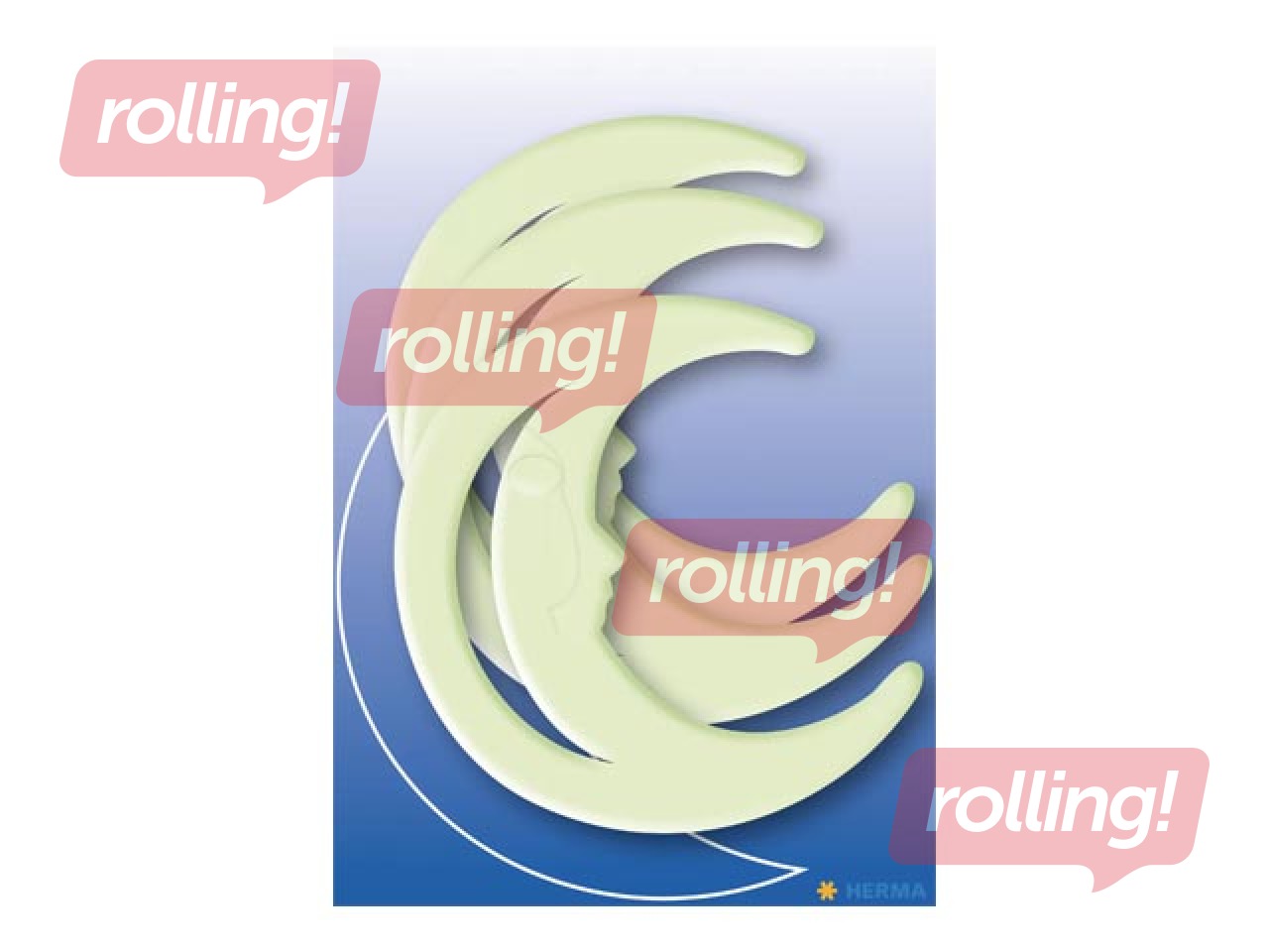 Stickers Moon glow in the dark