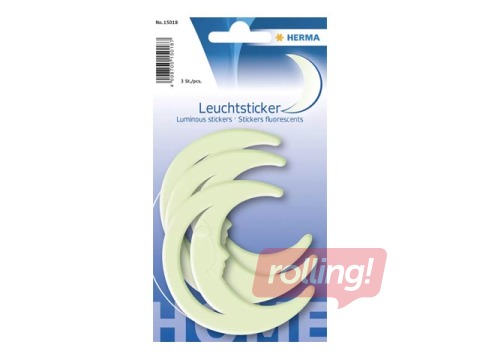 Светящиеся в темноте наклейки Луна