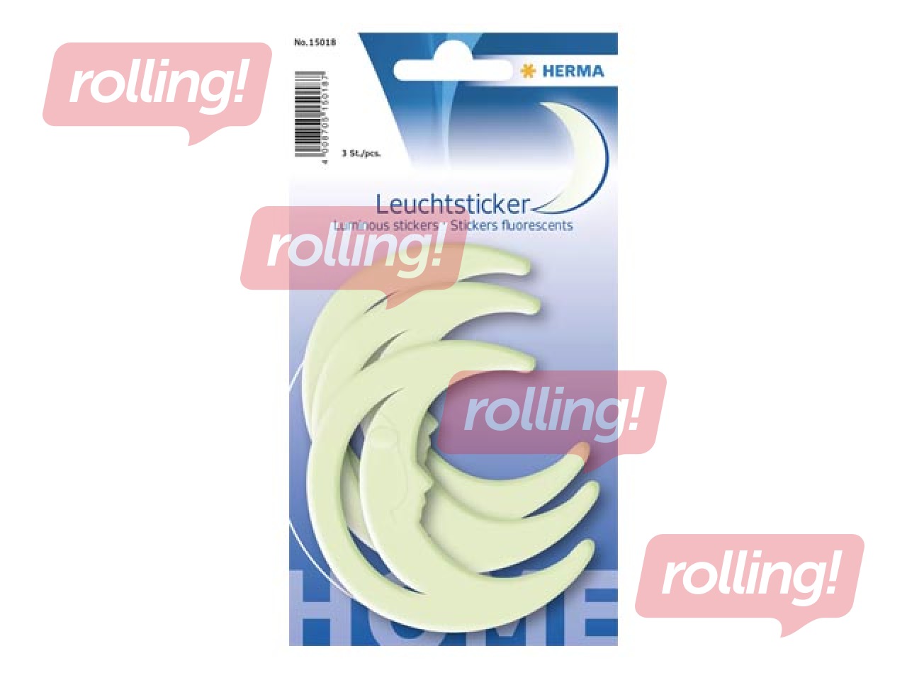 Светящиеся в темноте наклейки Луна