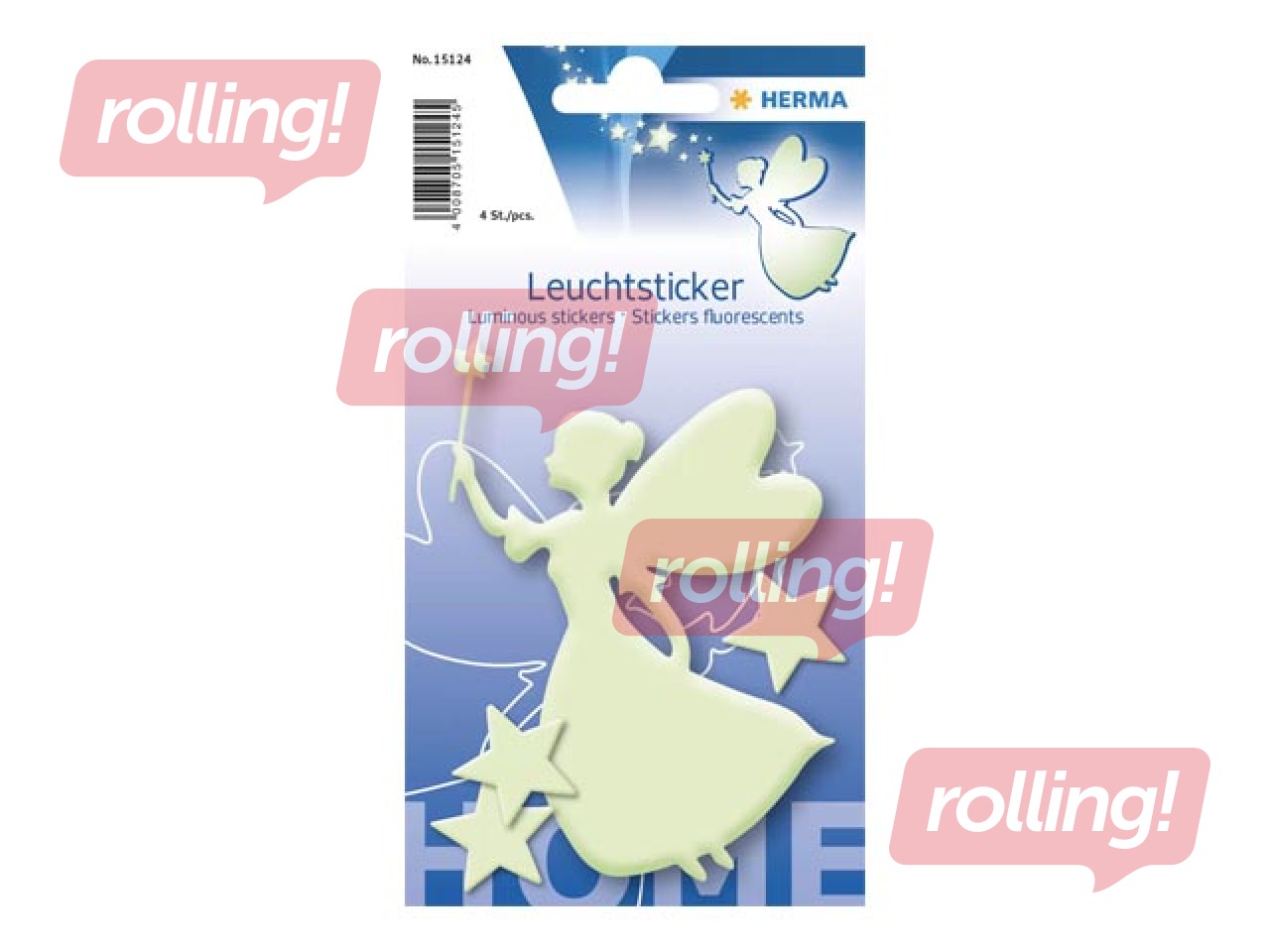 Светящиеся в темноте наклейки Фея