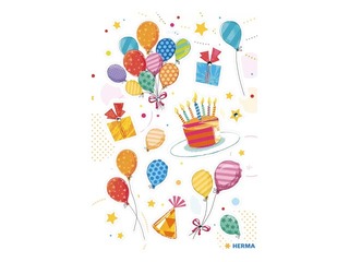 Stickers - Birthday Party with glittering rhinestones