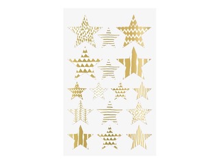 Decorative stickers Stars, gold