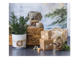 Dekoratiivkleebised Tähed, kuldne