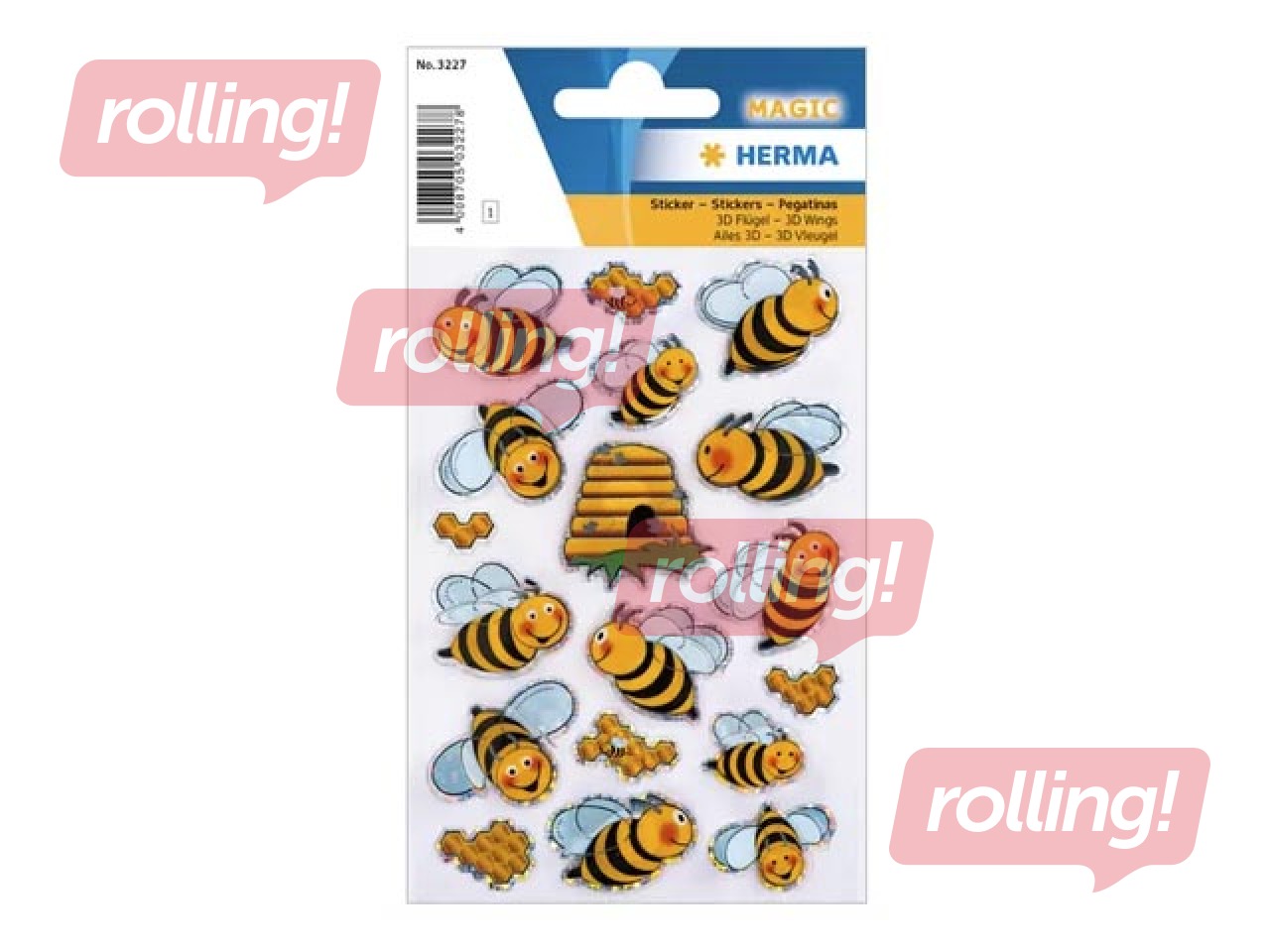 Stickers Herma Magic Bees, 3D wings