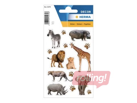 Kleebised Herma Decor Aafrika loomad