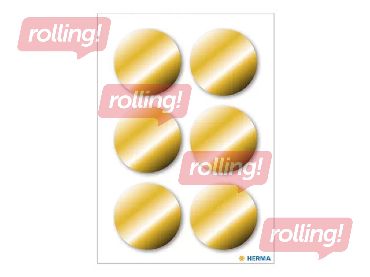 Kleebised Herma Decor Ø 32 mm, kuldne