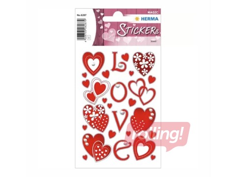 Kleebised Herma Magic, Love, 1 leht