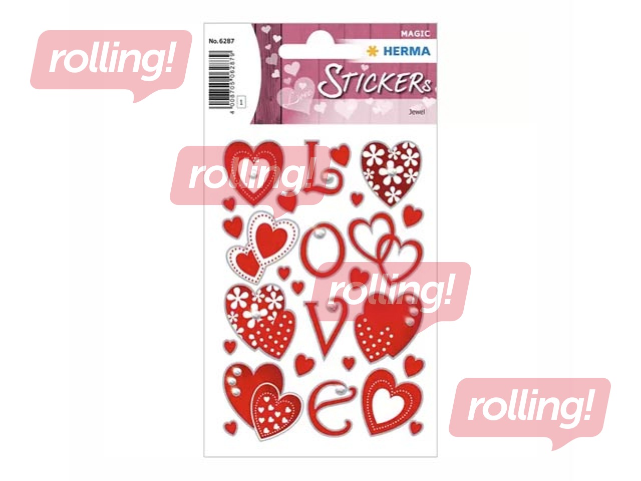 Kleebised Herma Magic, Love, 1 leht