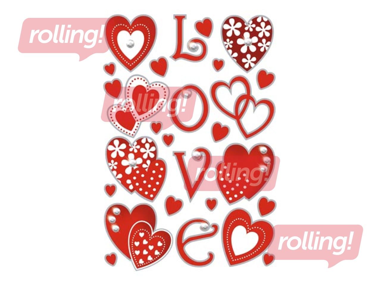 Kleebised Herma Magic, Love, 1 leht
