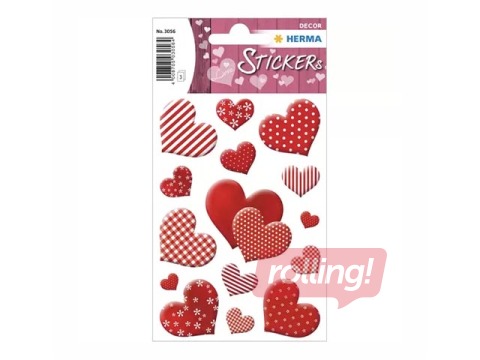 Kleebised Herma Flower hearts, 3 lehte