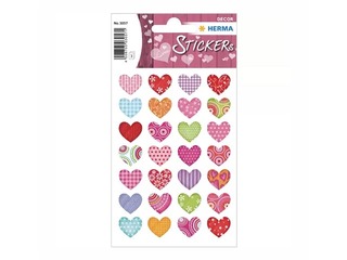 Kleebised Herma Decor Colourful hearts, 3 lehte