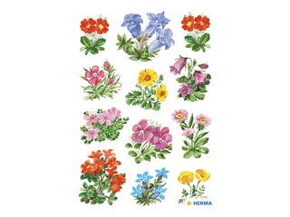 SALE Kleebised Herma Decor, Mountain flowers, 3 lehte