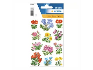 Stickers Herma Decor, Mountain flowers, 3 sheets