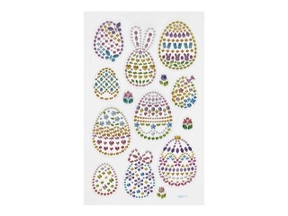 Stickers Diamond Easter eggs 1 sheet