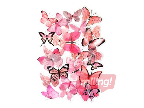Kleebised Galeria Papieru Pink Butterflies