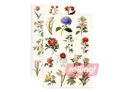 Kleebised Galeria Papieru Summer Flowers, 4 lehte