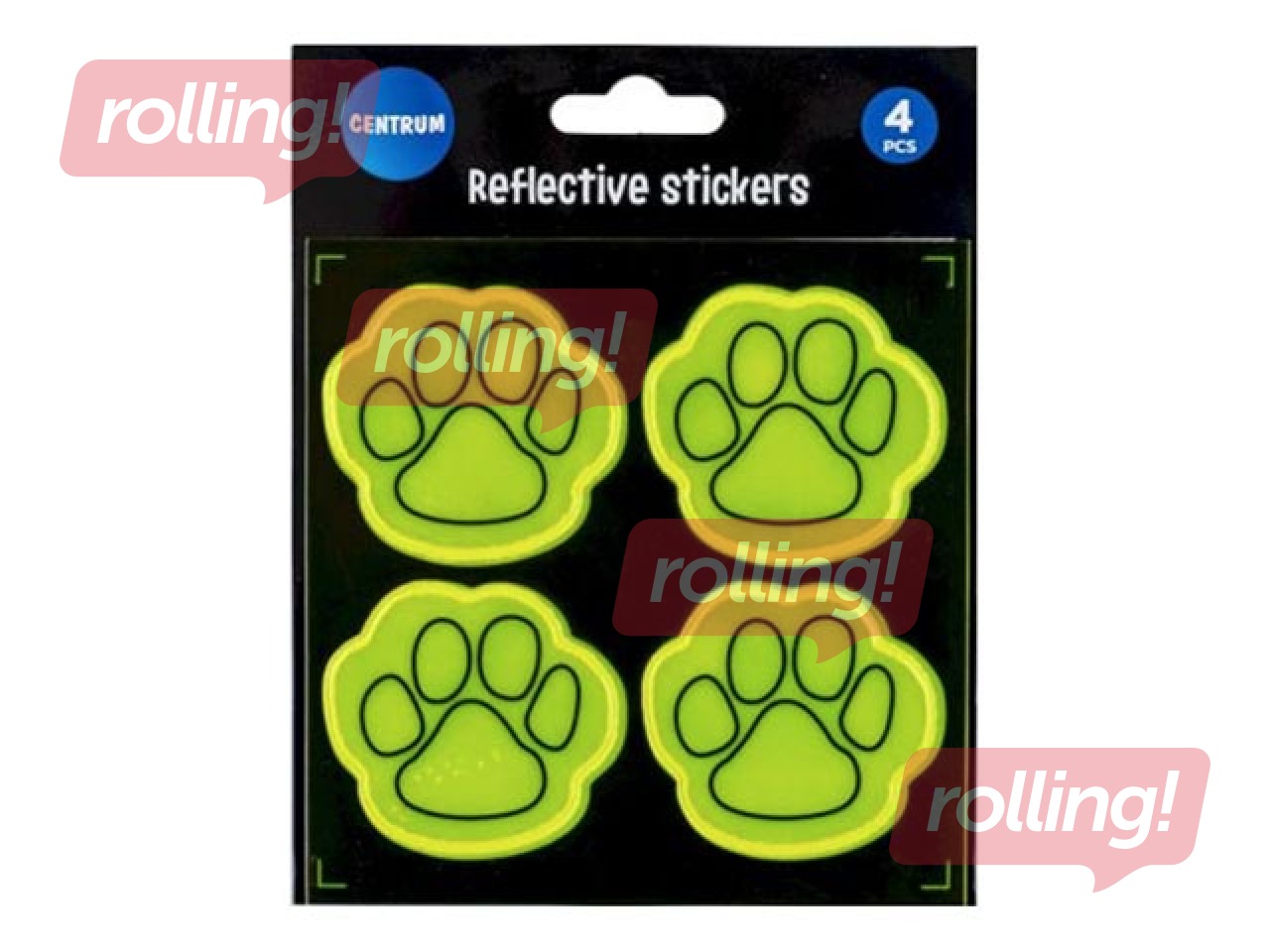 Reflective stickers Paw
