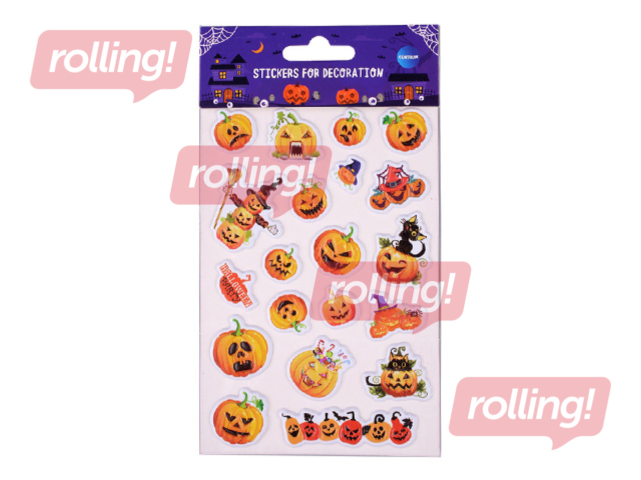 Stickers Centrum, Puffy Halloween, 1 sheet