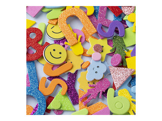 Uzlīmes Foam - Emojis, Geometric shapes, Letters and Numbers