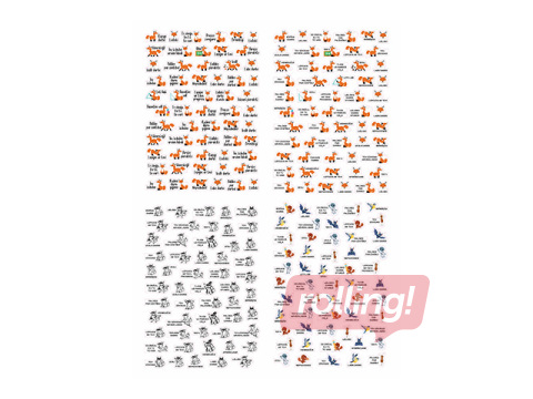 Motivation stickers, 224 pcs