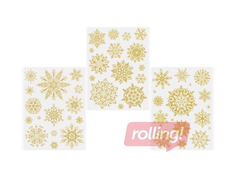 Window stickers Crystals, gold