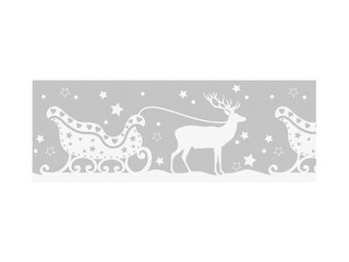 Window stickers Sleigh, white