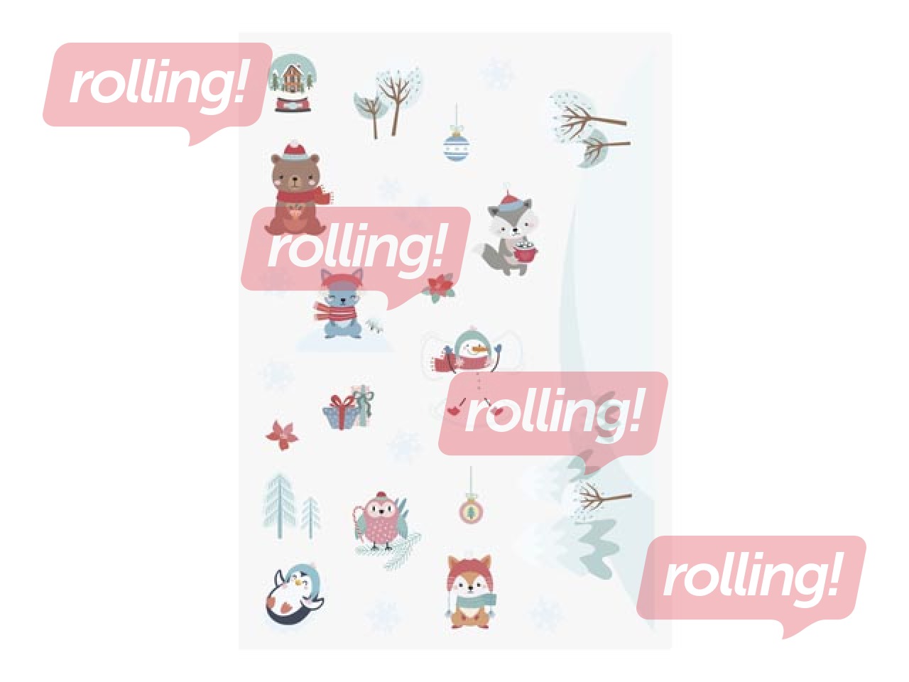 Window Stickers Winter