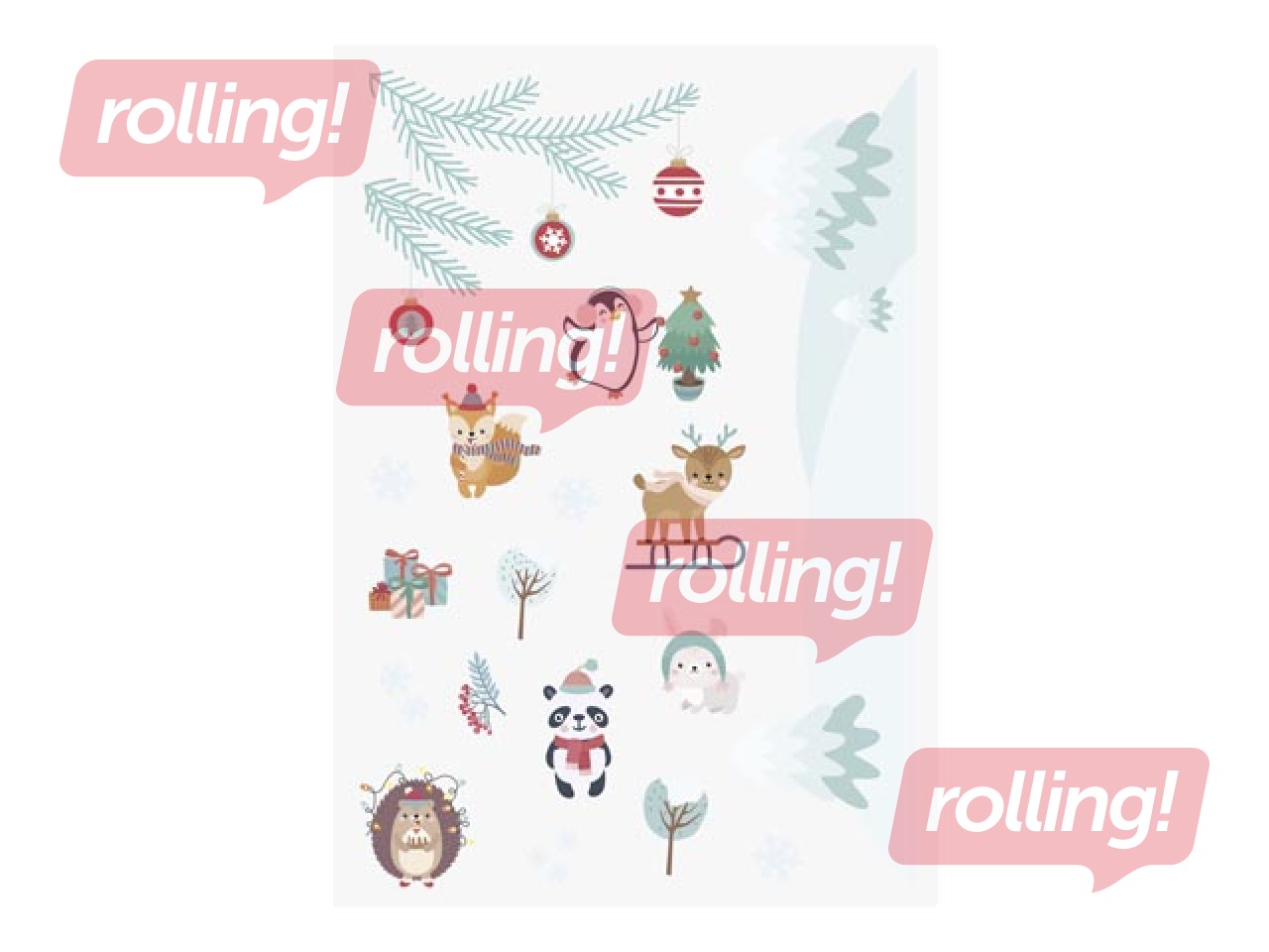 Window Stickers Winter