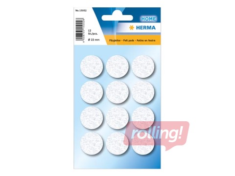 Protectiv feltpads Herma, 22 mm, white