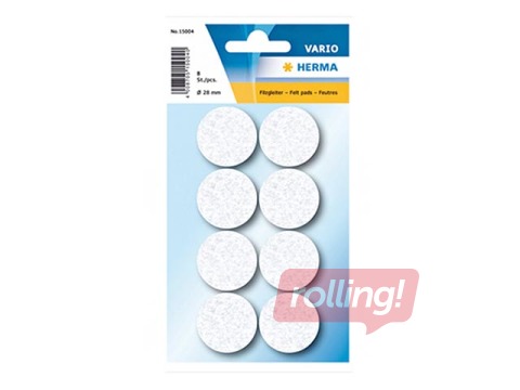 Kaitsvad vildipadjad Herma, 28 mm, valged