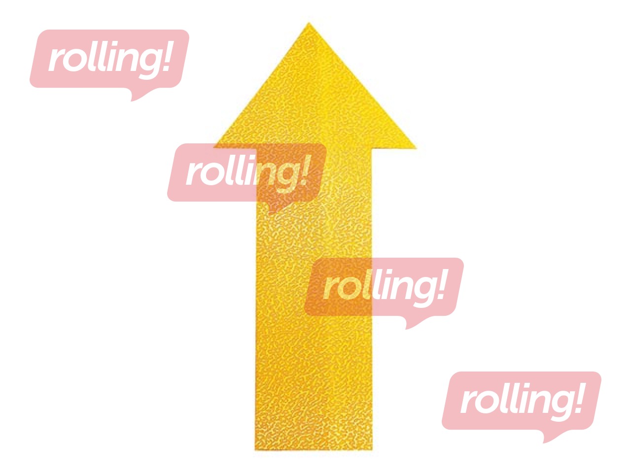 Floor marking shape Arrow, 10 pcs.