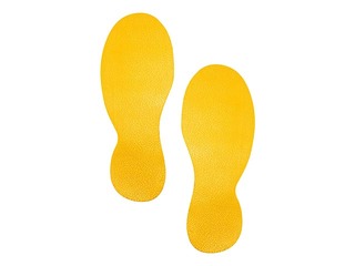 Floor marking shape Foot, 5 pcs.