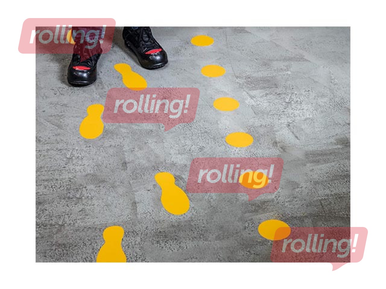 Floor marking shape Foot, 5 pcs.