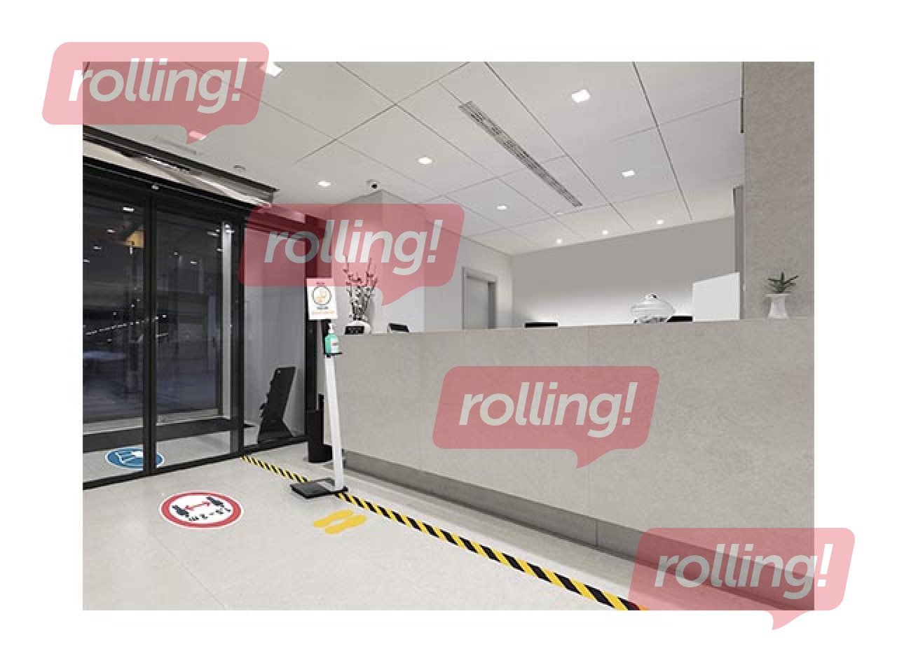 Floor marking shape Foot, 5 pcs.