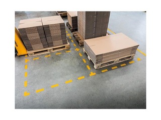 Grīdas marķējuma uzlīme Svītra, 10 gab.