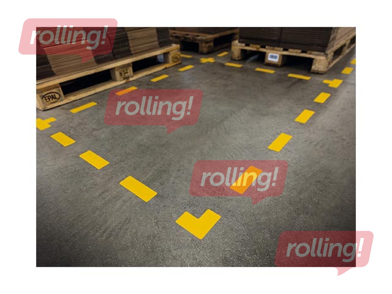 Põrandamärgistuse kuju Triip, 10 tk.