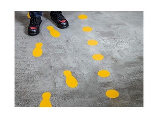 Floor marking shape Point, 10 pcs.