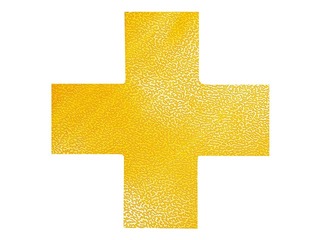 Grīdas marķējuma uzlīme Krusts, 10 gab.